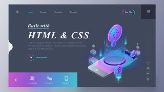 How To Make A Website Using HTML And CSS  Website Design In HTML And CSS [upl. by Lathrop]