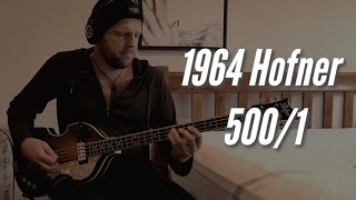 1964 Hofner 5001 Violin Bass [upl. by Cindi]