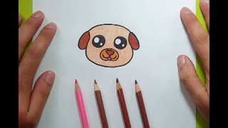 Como dibujar un perro paso a paso 41  How to draw a dog 41 [upl. by Rimas75]