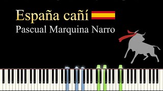 Espana Cani  Pascual Marquina Narro  Piano Tutorial  Synthesia  How to play [upl. by Aynatal]