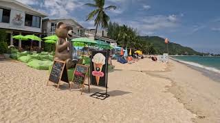 Lamai Beach Ko Samui View 4K [upl. by Aleel]