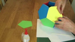 Large Paper Dodecahedron Tutorial [upl. by Yentruocal]