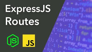 ExpressJS Routes Tutorial  Separating Routes into Different Files [upl. by Aisset]