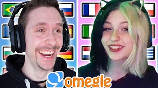 quotWHATS YOUR NAMEquot in 10 Different Languages on Omegle [upl. by Crabb]