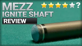 Pool Cue Carbon Fiber Shaft Review  Mezz Ignite 122 with a Zan Plus medium tip [upl. by Gerg]