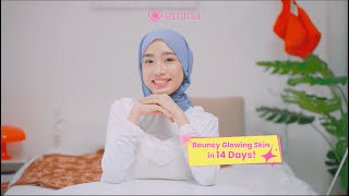 Emina Cosmetics featuring Sabrina Azhar for Bouncy Glowing Skin in 14 days [upl. by Cas]