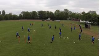 Fussballtraining  Warm up  Koordinationsparcour [upl. by Edualc232]