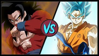 Super Saiyan 4 VS Super Saiyan Blue Dragon Ball Super vs Dragon Ball GT [upl. by Gildea479]