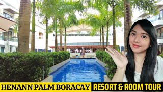 ENG SUB HENANN PALM BEACH BORACAY  Full Resort Tour and Deluxe Room Tour [upl. by Koval]