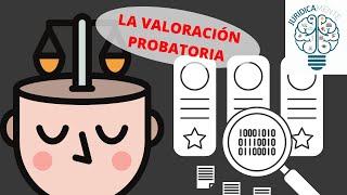 LA VALORACIÓN PROBATORIA [upl. by Aleacim832]