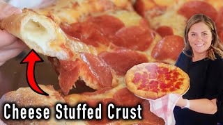 Homemade Stuffed Crust Pizza Recipe  Best Homemade Pizza Dough [upl. by Nura]