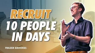 Network Marketing Recruiting – How To Recruit 10 People In 10 Days [upl. by Vitalis]