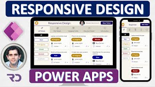 How to build Responsive Power Apps  Responsive Layouts Tabs Galleries amp Forms [upl. by Boesch]