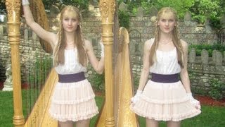 SCARBOROUGH FAIR  Harp Twins [upl. by Neeven]