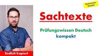 Deutschprüfung  Sachtexte verstehen [upl. by Gareri]