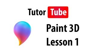 Paint 3D Tutorial  Lesson 1  Interface [upl. by Onofredo]