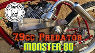 Firmstrong 4 Stroke Predator 79cc Monster 80 Motorized Bike Bicycle [upl. by Akimad]