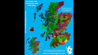 The Clan Territories of Scotland Map [upl. by Ennaeel]