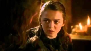 ned stark talks with arya [upl. by Ecirtap]