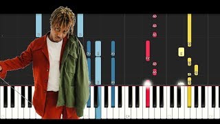 Juice Wrld  Lean Wit Me Piano Tutorial [upl. by Harv]