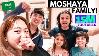 We Met the Biggest Arab Youtuber 🇸🇦 Moshaya Family [upl. by Edmon]