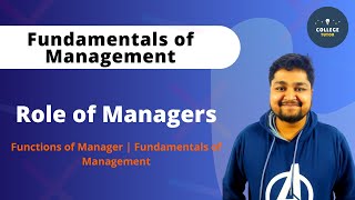 Fundamentals of Management  Functions of Manager [upl. by Chapell]