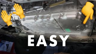 HOW TO CHANGE TRANSMISSION FLUID ON BMW E90E92 [upl. by Bertilla229]