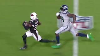 DK Metcalf Chases Down Budda Baker After INT  NFL Week 7 [upl. by Cathrine493]