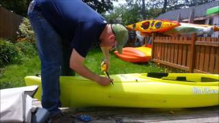 DIY Kayak Bungee Install [upl. by Teteak]