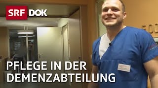 Pflegedienst in der Demenzabteilung  Reportage  SRF [upl. by Arivle723]