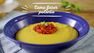 Como Fazer Polenta [upl. by Neelyaj]