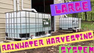 Large Rainwater Harvesting System [upl. by Lotsyrk]