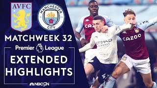 Aston Villa v Manchester City  PREMIER LEAGUE HIGHLIGHTS  4212021  NBC Sports [upl. by Netsrejk619]