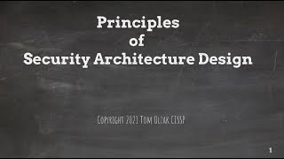 Security Architecture Design Principles  CISSP [upl. by Dwane]