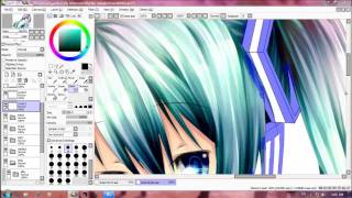 Speed Paint Miku Hatsune [upl. by Nadbus240]