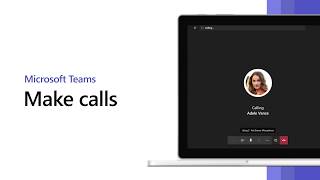 How to make calls with Microsoft Teams [upl. by Ahsitruc]