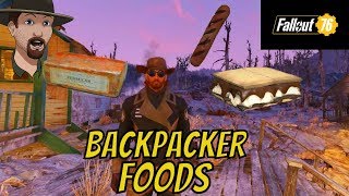 Fallout 76 Where to find Hotdogs Pemmican and Smores Backpacker Possum Merit Badge [upl. by Hanae]