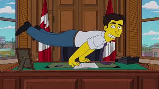 The Simpsons Lisa meets Justin Trudeau [upl. by Zebedee]