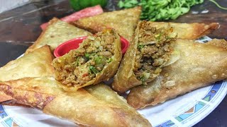 BEEF SAMOSA  Crispy Samosa for Ramzan  Nazs Kitchen [upl. by Northway]