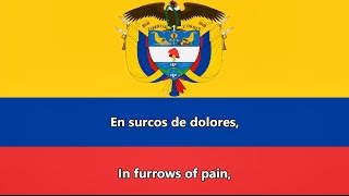 Anthem of Colombia ESEN lyrics  Himno nacional de Colombia [upl. by Neelra352]