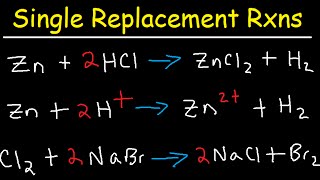 Single Replacement Reactions and Net Ionic Equations [upl. by Aufa]