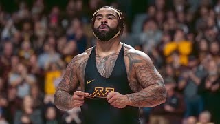 1 Gable Steveson Highlights at Nebraska 2025 [upl. by Arbe432]