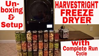 HARVESTRIGHT FREEZE DRYER🔧Step by Step Setup🔧Complete Freeze Dry Process harvestrightsetup [upl. by Berti]