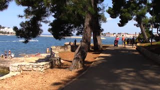 Porec 2015  Coastal walk into town from Valamar CrystalDiamant Hotels and towards Zelena Laguna [upl. by Campbell57]