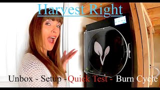 Harvest Right Freeze Dryer Medium  How to setup  Quick Test  Burn Cycle  Wandering Wassoms S2E5 [upl. by Baudin]