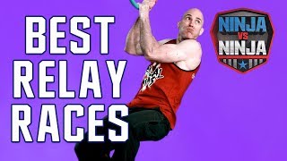 Best Runs Top Relay Races  American Ninja Warrior Ninja Vs Ninja [upl. by Greenwell]