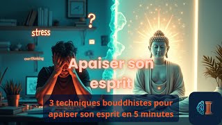 3 techniques bouddhistes pour apaiser votre esprit en 5 minutes [upl. by Marou]