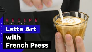 How To Make Cappuccino At Home with French Press [upl. by Roskes856]