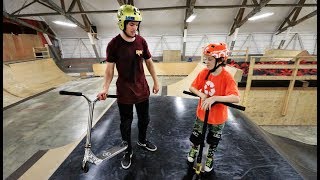 Ryan Williams VS 12 Year Old Scooter Kid  Game of SCOOT [upl. by Danialah690]