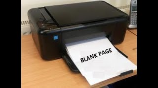 Printer Print Blank Page how to fix this [upl. by Yrgoerg2]